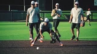 Double play drills with Bill Ripken