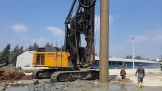 Bored pile Liebherr LB24 fore kazık