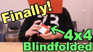 My FIRST *Official* 4x4 Blindfolded SUCCESS!