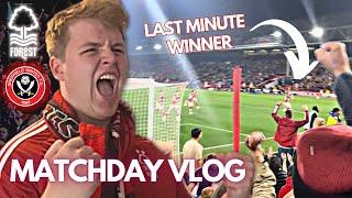 89TH MINUTE SCENES  | Nottingham Forest 2-1 Sheffield United | Match Vlog