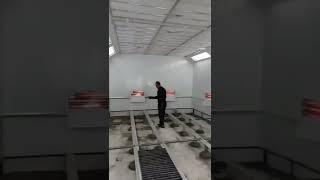 Automatic paint booth #carrepair #autorepair #spraybooth #paintbooth #painting #spraypaint #auto