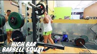 Project X Fitness: High Bar Barbell Squat