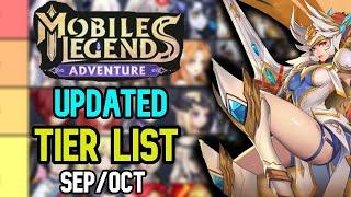 Mobile Legends: Adventure - Updated Tier List Sep/Oct