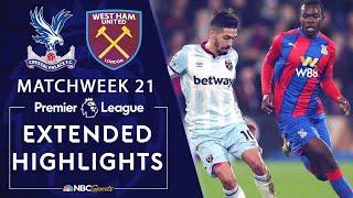 Crystal Palace v. West Ham United | PREMIER LEAGUE HIGHLIGHTS | 1/1/2022 | NBC Sports