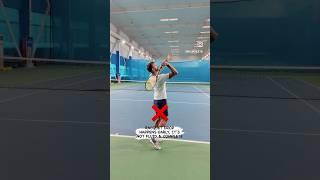 CORRECT SERVE - RACQUET DROP FIX! #tenfitmen #tennisserve #tennistips #tenniscoach #tennispro