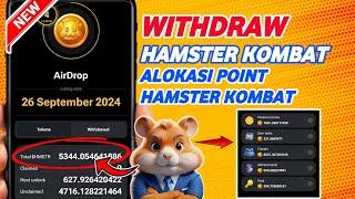 Ini Yang Kita Tunggu!! Alokasi Point Hamster Kombat | Update Withdraw Hamster Kombat Terbaru