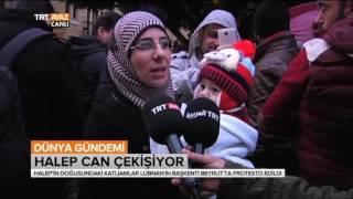 Halep Can Çekişiyor - Lübnan'daki Protestolar - Dünya Gündemi - TRT Avaz