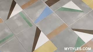 MYTYLES.COM Tile Shoot | 1x1 Moroccan Wall & Floor Tile | MYT-JM-F-3030-Moroccan938FL