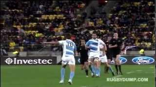 Juan Martin Hernandez's banana-swerve kick vs the All Blacks