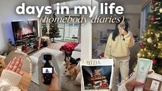 homebody vlog  | decorating for christmas, black friday haul, dji osmo pocket 3 + life updates!!