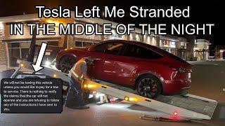 My Tesla Died! Tesla Refused to Send Help and Left Me Stranded at Midnight...