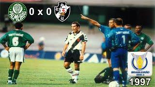 Palmeiras 0x0 Vasco - 1ª Final do Campeonato Brasileiro de 1997 - Melhores momentos