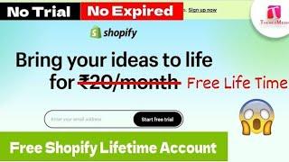 Free Shopify Lifetime Account || Create Shopify Store for Lifetime without Purchasing plan