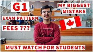 MY G1 EXPERIENCE | MY BIGGEST MISTAKE | MUST WATCH