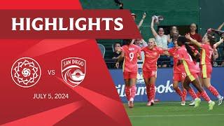 Highlights | Portland Thorns vs. San Diego Wave | July 5, 2024