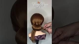 ️Pretty Low Easy Braided Bun Hairstyle | Pagans Beauty