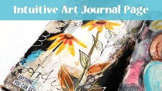 Art Journaling Hop - Mixed Media Journal Collage