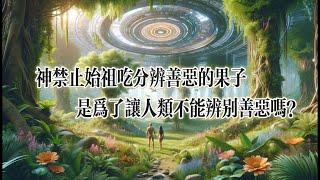 神禁止始祖吃分辨善恶树的果子，是为了让人类不能分辨善恶吗？