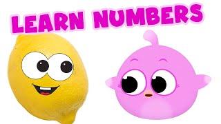 Counting Numbers Song with Fruits 123  NUMBERS Giligilis Kids Songs | Lolipapi Kids Songs