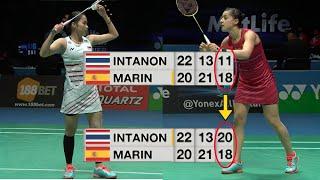 Carolina Marin got COMEBACK by Ratchanok Intanon