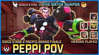 [ Peppi ] The Gatos Guapos vs 99Divine | Grand Finals | OWCS Pacific Stage 2