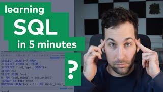 Learn SQL in 5 minutes! (Can you?)