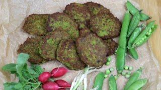 کتلت نخودفرنگی، خوشمزه با بافتی عالی، همراه با نکات کلیدی پخت آن🫛🫛 Peas Cotlet