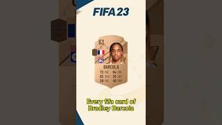 Every fifa card of Bradley Barcola from fifa23-24#Shorts #football #fifa #fut #fc24 #Barcola #Psg