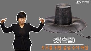 [모두를 위한 음성·수어해설] 갓(흑립) 국립대구박물관 복식문화실 Men's Black Ourtdoor Hat