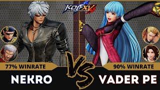 KOFXV️NEKRO (K'/Heidern/O.Yashiro) vs VADER PE (Kula/Benimaru/Mai)️Replay Match - 11/24