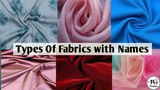 Types Of Fabric Names and Pictures | Fabric Names | Fabrics For Clothing #fashion