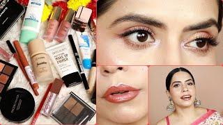 Super Affordable FESTIVE Guest Makeup Tutorial under 500/- Makeup for beginners with #tips & #hacks