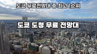 도쿄 무료 전망대 중 최고, 도쿄도청 전망대를 가보다