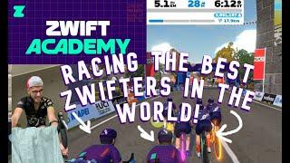 ZWIFT Academy Rolling Highlands Race is Crazy!!! - ZA 2023 (A) on Rolling Highlands