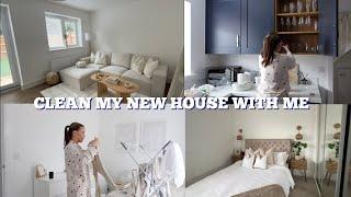 CLEAN MY NEW HOUSE WITH ME! Deep clean & organisation