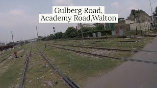 Streets of Lahore - Gulberg Road, Academy Road,Walton