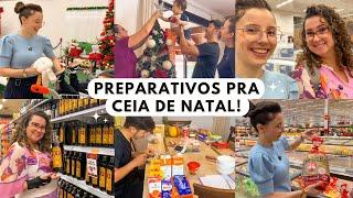 VLOG: compras no mercado + preparativos pro vídeo de ceia de natal 