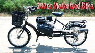 Build a 200cc Motorized Bike 60km/h at home - v3 - Tutorial