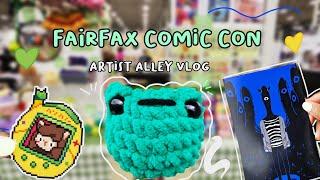 ONLY DO THIS CON IF YOU'RE LOCAL  Fairfax Comic Con 2024  // artist alley vlog