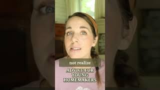 Advice for young homemakers