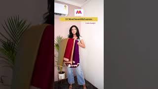 Most beautiful sarees from Myntra || Link in community post #youtubeshorts #saree #sareelove