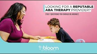 Top Questions to Ask Autism ABA Therapy Providers for the Best Care #appliedbehavioranalysis