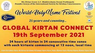 Non Stop 24 Hours Kirtan | Global Kirtan Connect 2021 | World Holy Name Festival