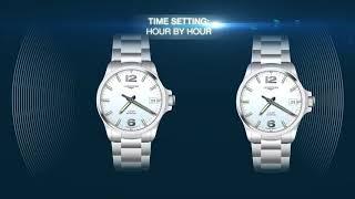 Longines User Guide - Conquest V.H.P. : Time Settings