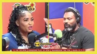 Queen Kamsi, Rev. Obofour's former interpreter on Kingdom fm with Fiifi Pratt