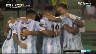 Gol de Ángel Correa - Argentina . Relato de Marcelo Mántaras