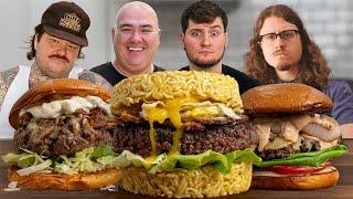 Which YouTube Chef Has The Best BURGER Recipe? (Guga Foods, Joshua Weissman, Matty Matheson)