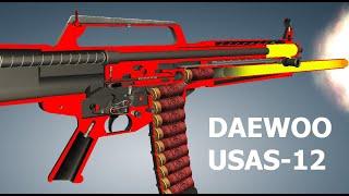 How a Daewoo USAS-12 Shotgun Works