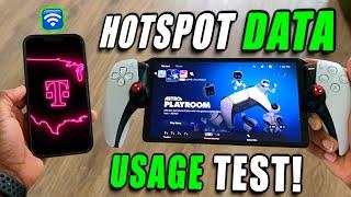 Playstation Portal Hotspot Data Test | How Much Does It Use?