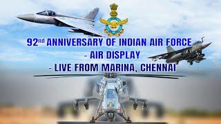 92nd Anniversary of INDIAN AIRFORCE #atmanirbharbharat on 06.10.2024 @ Chennai Marina Beach